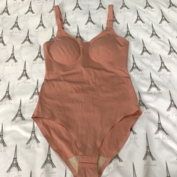 Knix LuxeLift Bodysuit Sz S Pink Ginger - Picture 3 of 11